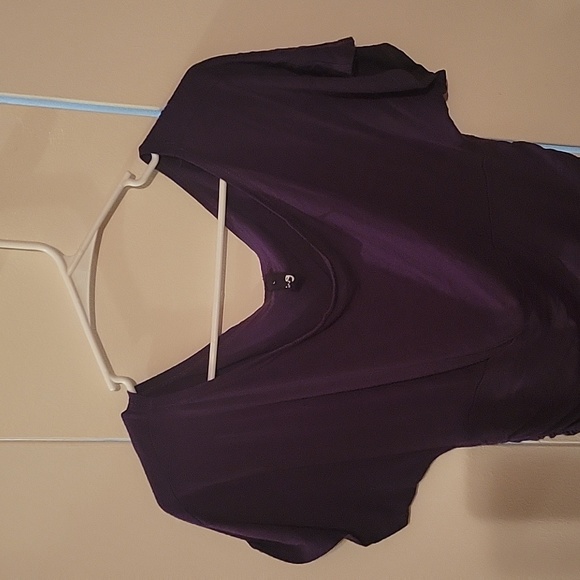 Dark purple- ing- size L- looser on top and more fitted on bottom - Picture 2 of 3